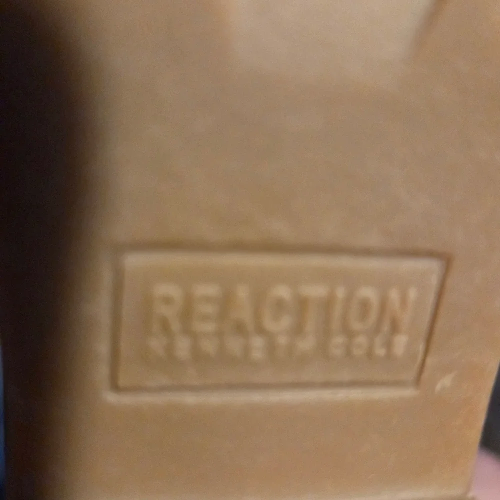 Kenneth Cole Reaction Girls Brown Slouchy Ankle Boots Block Heel KCR876 Size 11